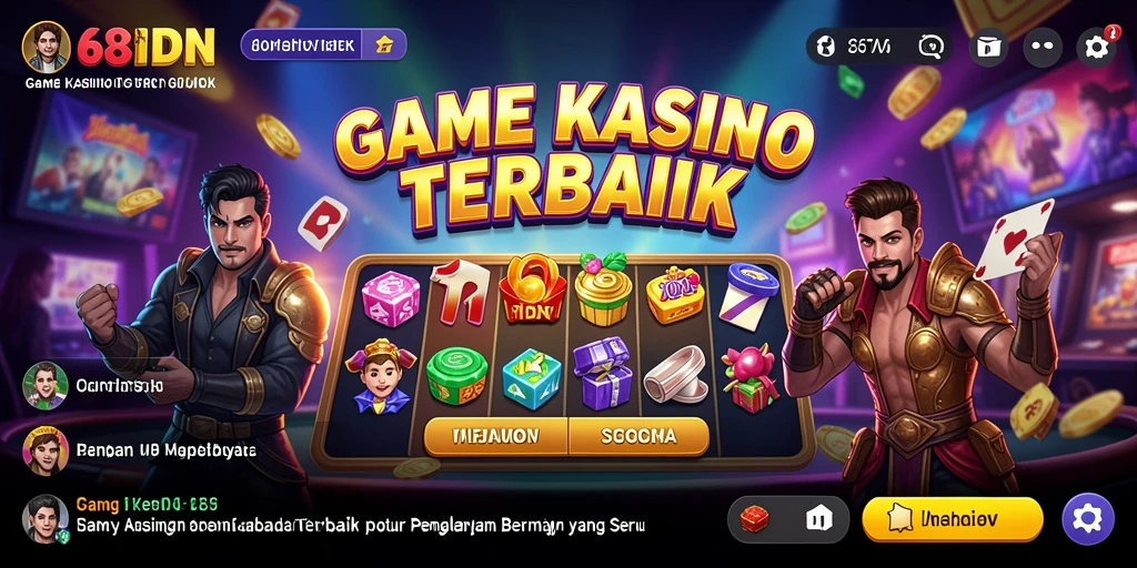 Screenshot gameplay 68IDN yang menampilkan aksi Kasino yang mendebarkan.