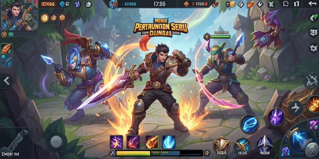 Gameplay seru di IDX66 dengan pertarungan tim.