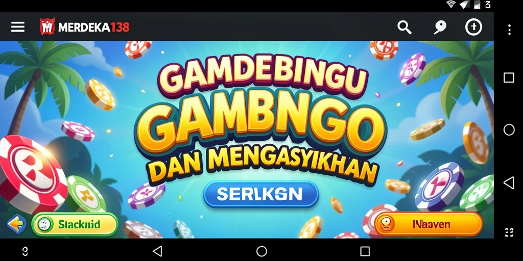 Tampilan gameplay seru Bingo di MERDEKA138.
