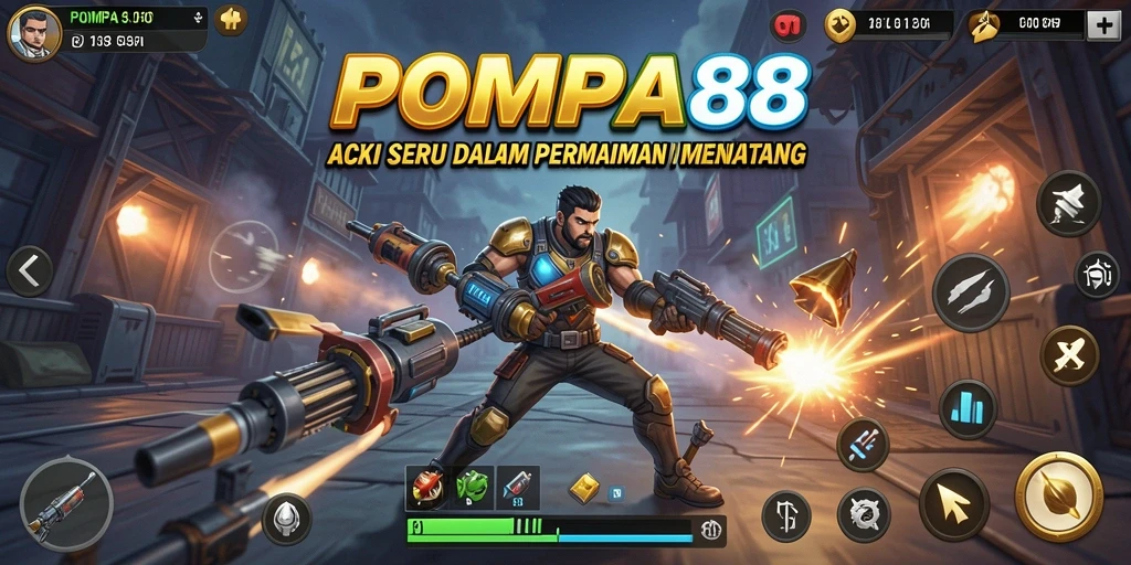 Gameplay seru dan mendebarkan dalam POMPA88.