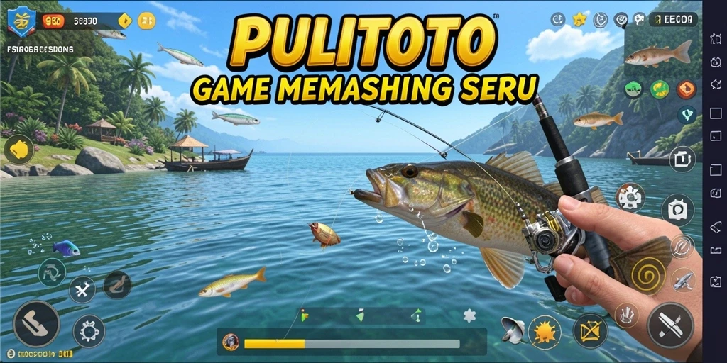 Tangkapan ikan besar dalam gameplay PULITOTO yang mendebarkan.