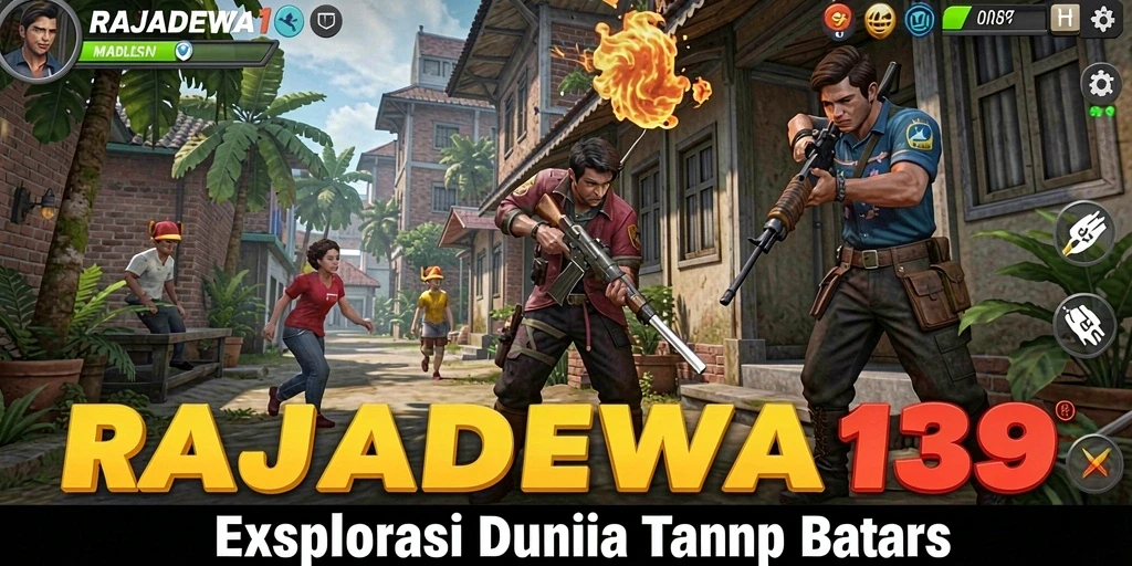 Screenshot gameplay RAJADEWA138 menampilkan eksplorasi dunia yang luas.