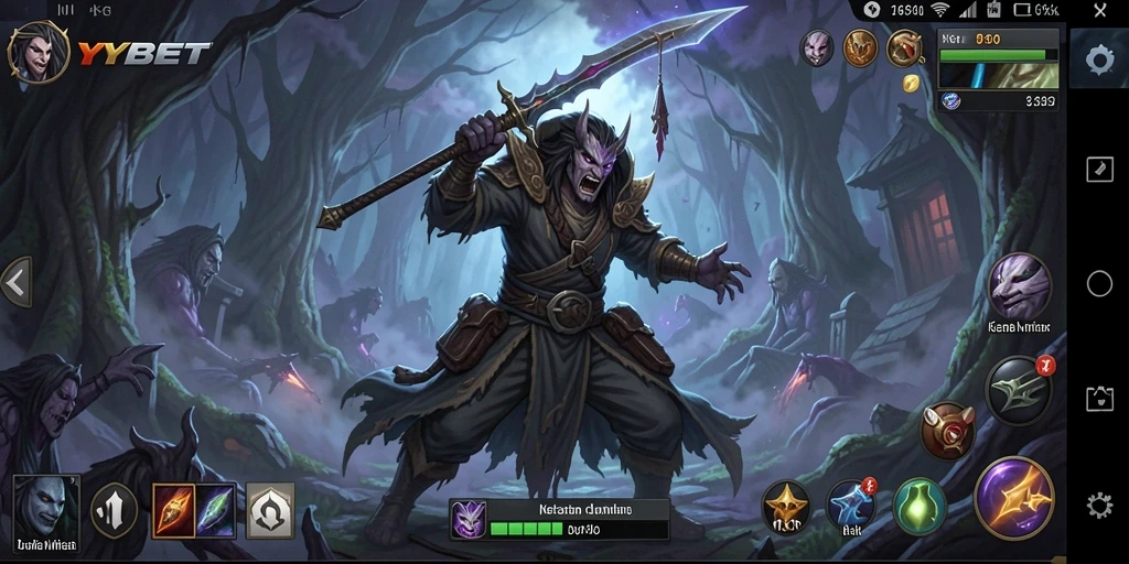 Screenshot gameplay YYBET yang penuh ketegangan dan kengerian.